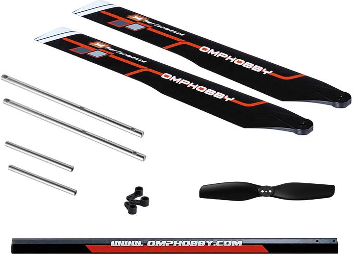 OMPHobby M2 EVO Crash Kit - orange # OSHG0002