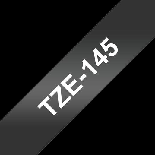 Produktbild Brother Tze-145 (1.80 cm, Weiss, Transparent)