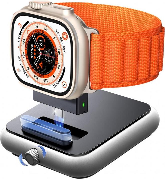 Produktbild Joyroom JR-WQW03 kabelloses Ladegerät für Apple Watch Smartwatches – Schwarz
