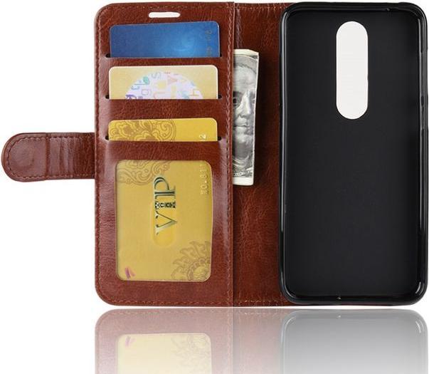 Immagine prodotto MU Classic Crazy Horse II Leather Leather Bookcover Series (Nokia 6.1 Plus)