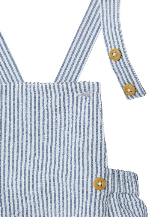 Actual product image Vertbaudet Baby-Set: Body & gestreifte Latzshorts (62)