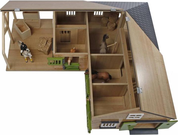 Produktbild NoName Horse Eckstall mit 3 Boxen und Abstellraum 1:25