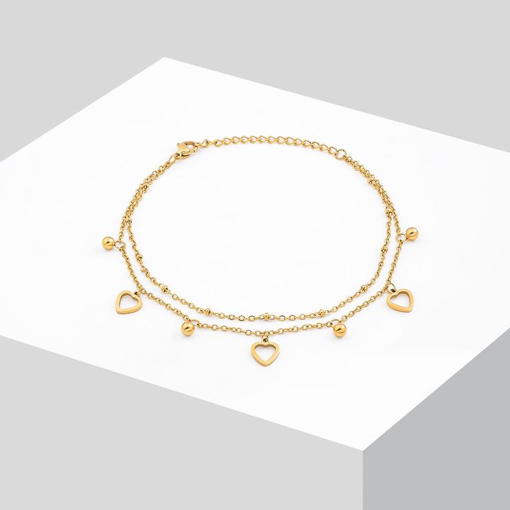 Immagine prodotto Sensora Jewelry Braccialetto con charm a forma di cuore (Acciaio inossidabile)