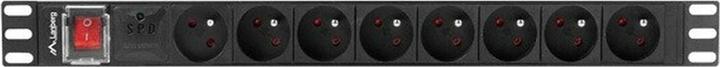 Produktbild Lanberg PDU 19inch 1U 16A 8x FR 2m