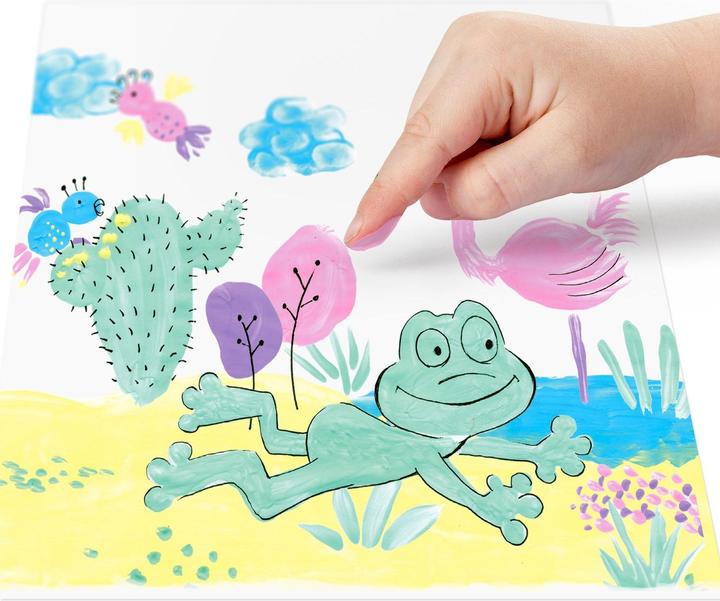 Produktbild Staedtler Fingerfarben 6ST Pastell sortiert (Pastell, 75 ml)