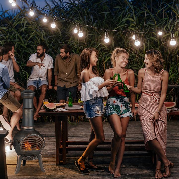 Actual product image Relaxdays Terrassenofen