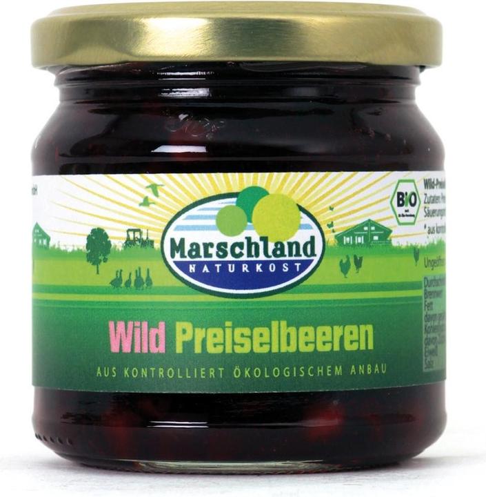 Actual product image Marschland Wild cranberries (glass) (220 g)