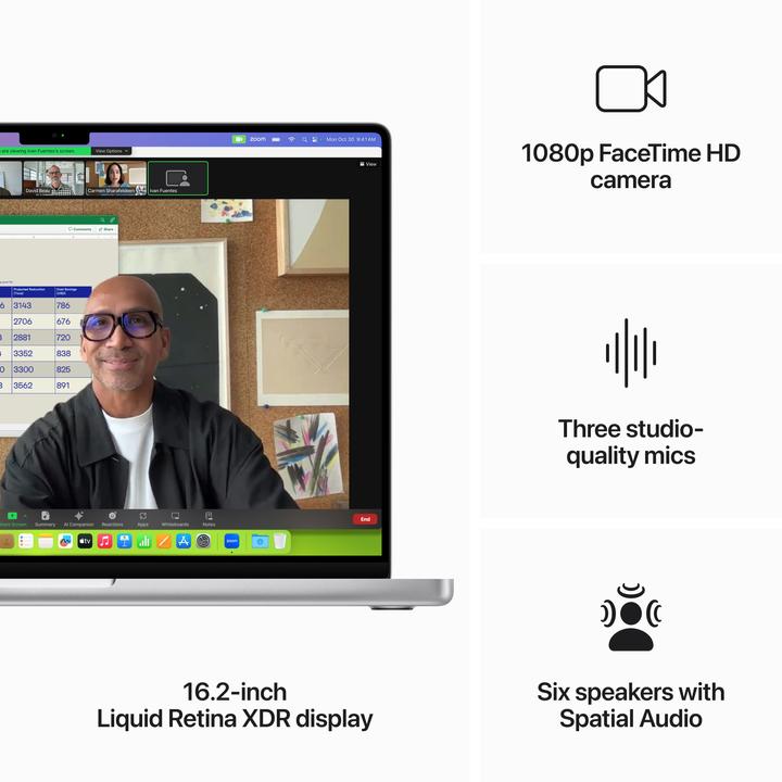 Produktbild Apple MacBook Pro - Late 2023 (16", M3 Max, 36 GB, 1000 GB, CH)