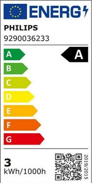 Label énergétique Philips LED Classic (E27, 2.30 W, 485 lm, 1 x, A)