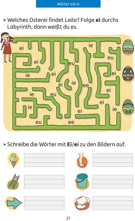 Actual product image Quer durch die 1. Klasse, Richtig schreiben - A5-Übungsblock (German, Ulrike Maier, Masha Greune, 2022)