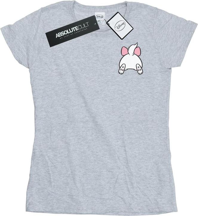 Disney Aristocats Marie Backside Breast Print TShirt (XXL)