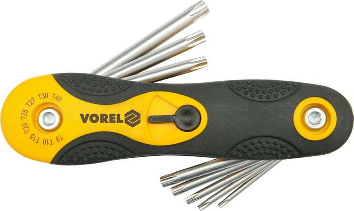 Toya Set di chiavi CrV TORX 9 pezzi.