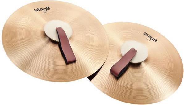 Actual product image Stagg MASH14 14 Marching Basin 1 Pair (14", Cymbal)