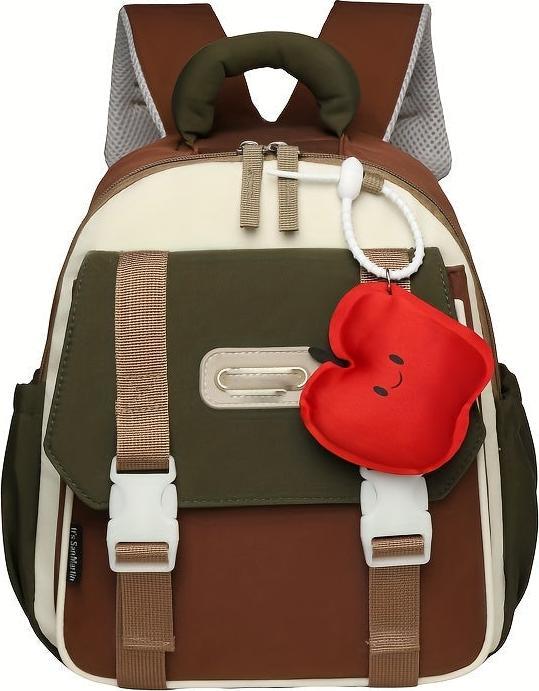 Image du produit Only-Bags.Store Casual Fashion Couleur Clashing Knapsack avec sangles réglables et grande capacité, Zip Up, fruits