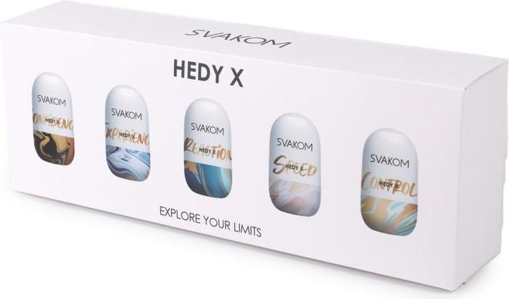 Actual product image Svakom Hedy X Masturbator 5-Pack Mixed Textures