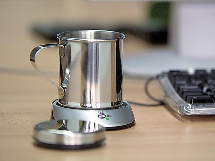 Produktbild Pearl USB-Warmhalteplatte mit Isolier-Tasse