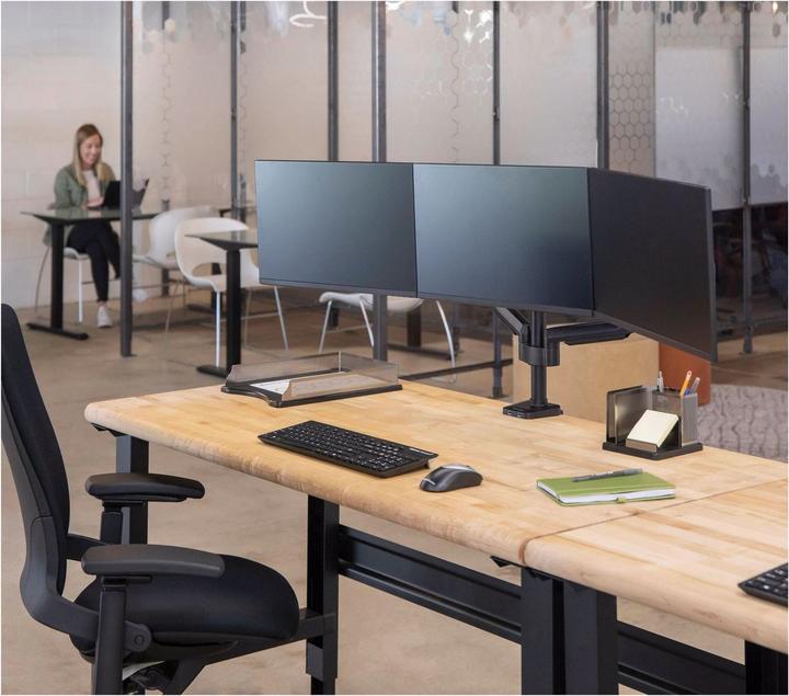 Actual product image Fellowes Platinum Series Triple Monitor Arm (Table, 27")