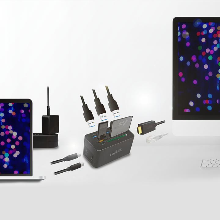 Produktbild LogiLink UA0370 (USB-C, 1 Ports)