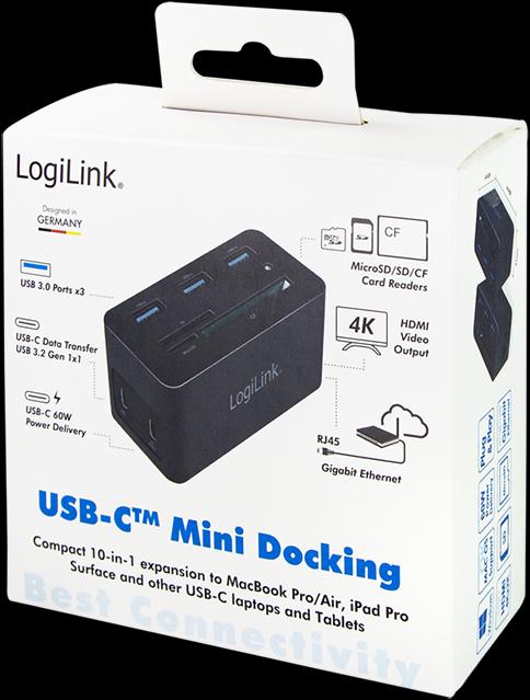 Produktbild LogiLink UA0370 (USB-C, 1 Ports)