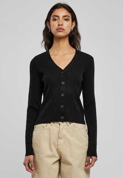 Produktbild Urban Classics Ladies Short Rib Knit Cardigan (S)