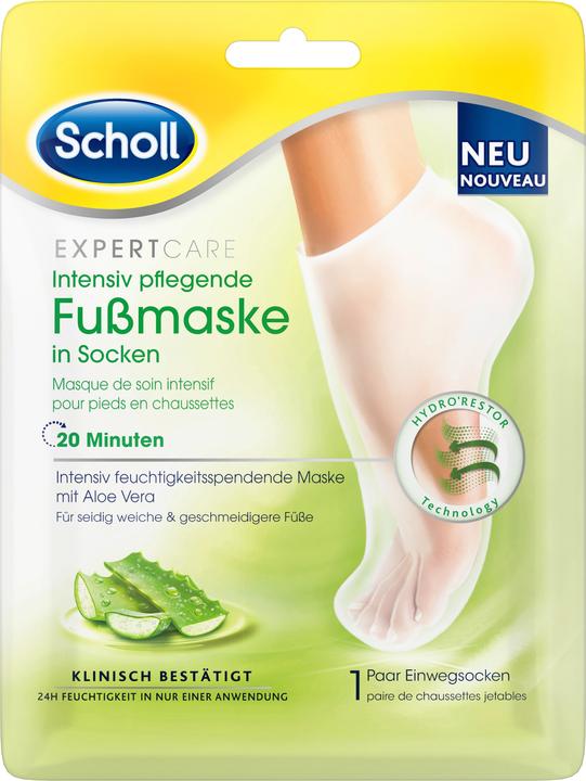 Scholl Maschera per piedi all'aloe vera (Maschera del piede)