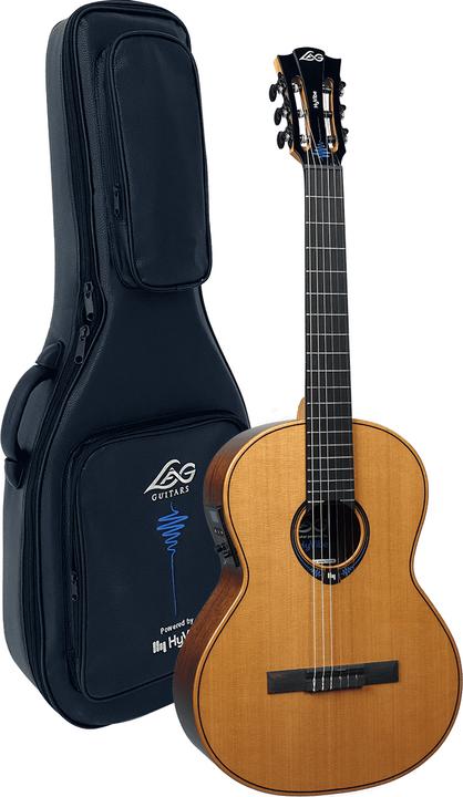 Produktbild Lâg Guitars HyVibe (Halbakustik Gitarre, Khaya, Zedernholz)
