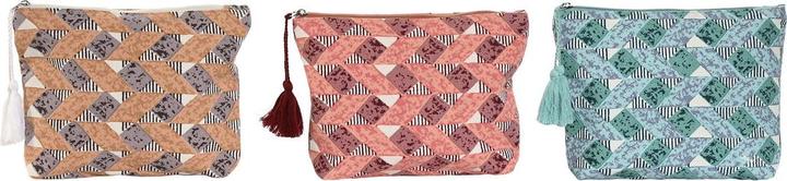 Produktbild Esprit Reise-Toilettentasche Home ESPRIT Braun türkis Koralle 25 x 5 x 20 cm (3 Stück)