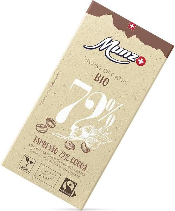 Produktbild Munz Organic Espresso 72% Cocoa 100 g (100 g)