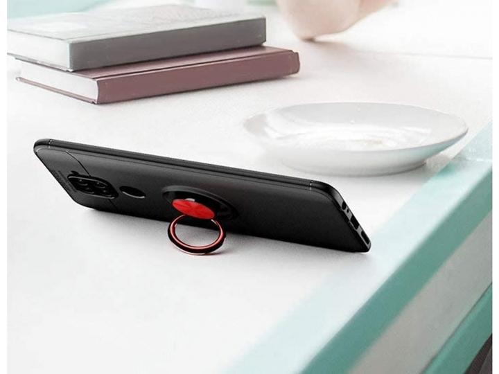 Actual product image Screenguard RingCase 360 Degree Xiaomi Redmi Note 9 Cover (Xiaomi Redmi Note 9)