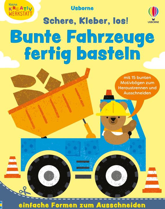 Image du produit Petit atelier créatif : Ciseaux, colle, c'est parti! Bricoler des véhicules colorés