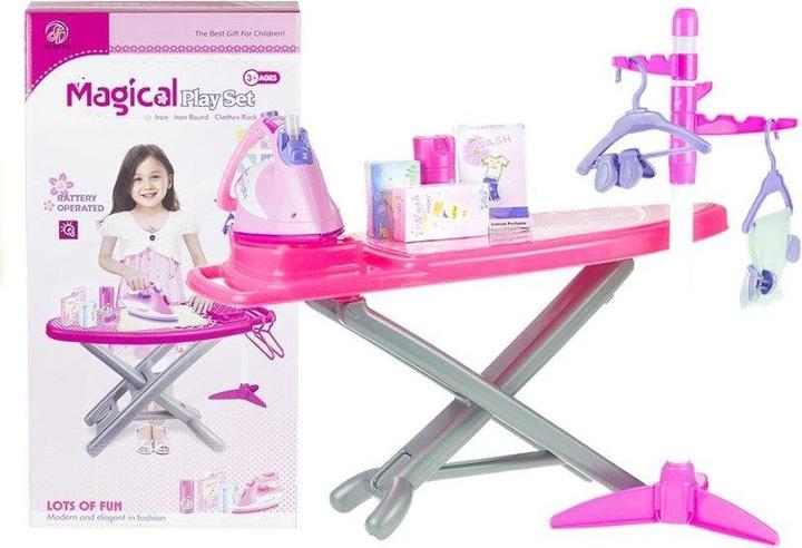 Actual product image Lean Toys Children's ironing board, iron and accessories