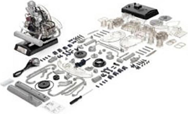 Produktbild Franzis Baubox VW Käfer 4-Zylinder-Boxermotor