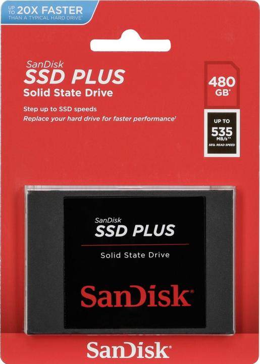 Actual product image SanDisk SSD Plus (480 GB, 2.5")