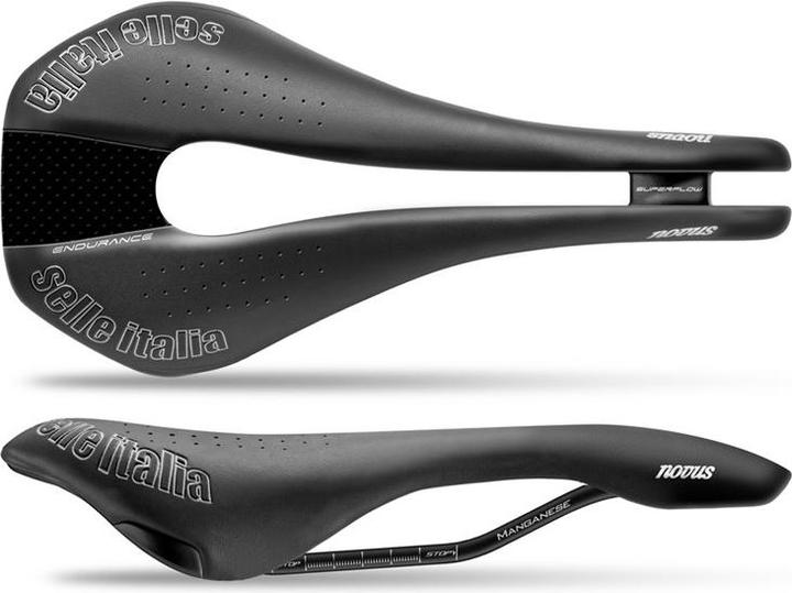 Actual product image Selle Italia Novus Endurance TM Expert Saddle Superflow