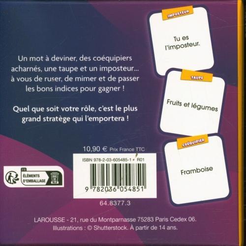 Image du produit Larousse pratique Chopez l'imposteur! (Français, Collectif, 2024)