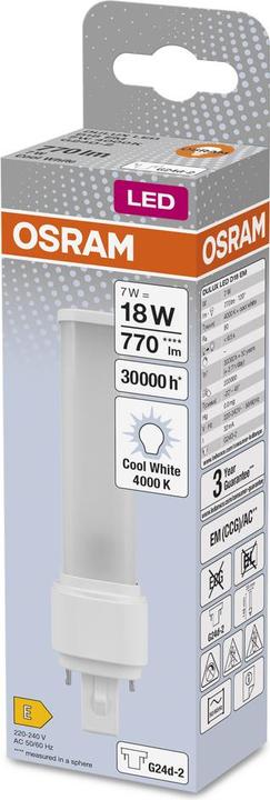Image du produit Osram Dulux (G24d-2, 7 W, 770 lm, 1 x, E)