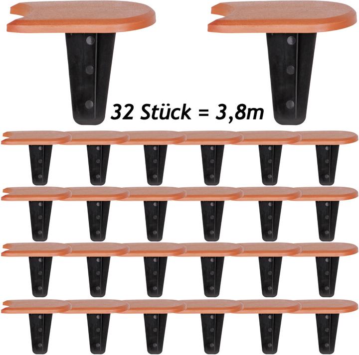 Immagine prodotto Deuba Bordo flessibile per prato, 9 m (380 cm)