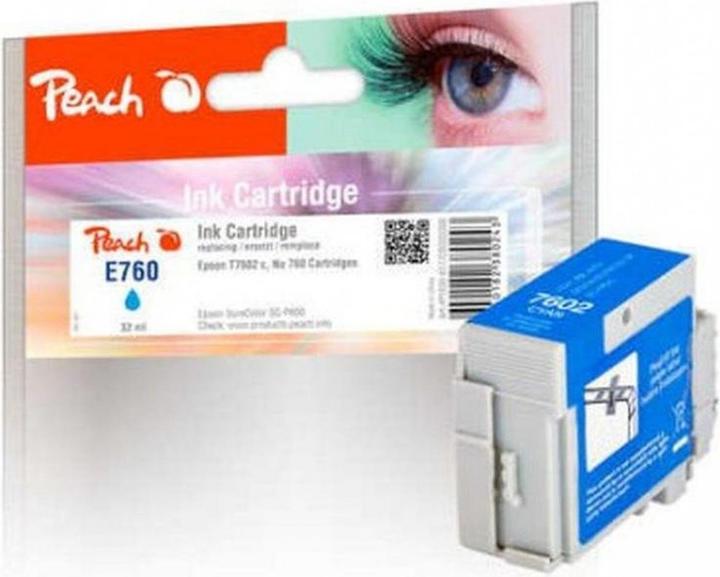 Produktbild Peach Tinte Epson T7602, No760, cyan (C)