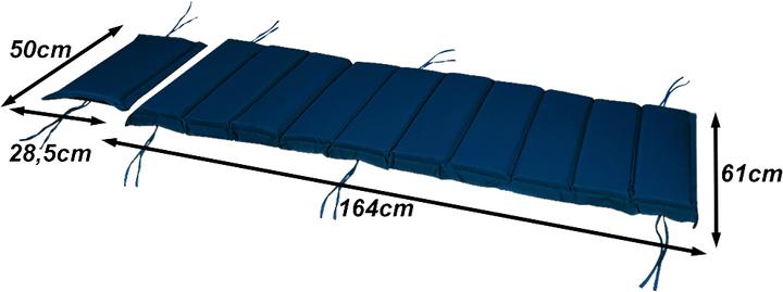 Image du produit Detex Coussin pour chaise longue (183 x 56 x 7 cm)