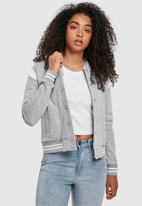 Produktbild Urban Classics Ladies Organic Inset College Sweat Jacket (L)