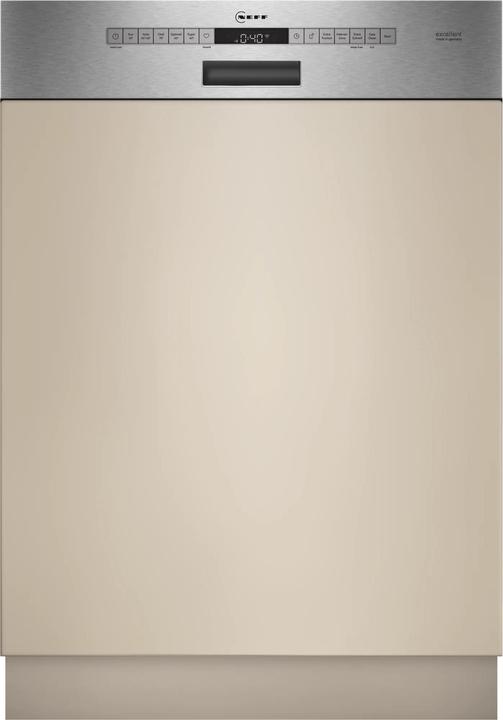 Produktbild Neff N 50, Geschirrspüler integrierbar, 60 cm, Gebürsteter Stahl, S145EBS04D, ID S145EBS04D