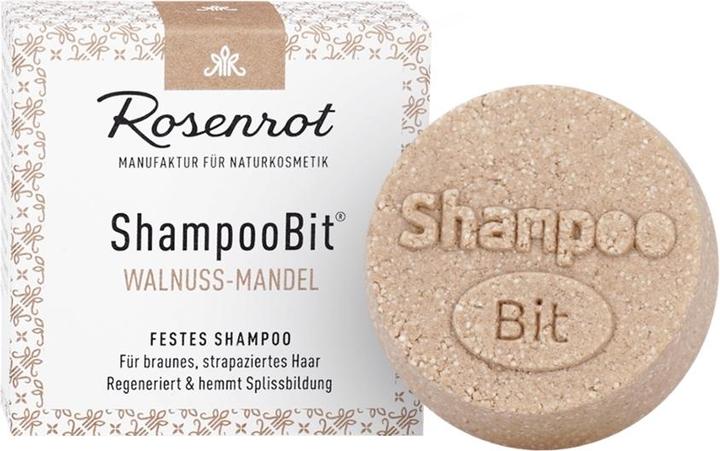 Rosenrot ShampooBit Walnuss-Mandel (Festes Shampoo)