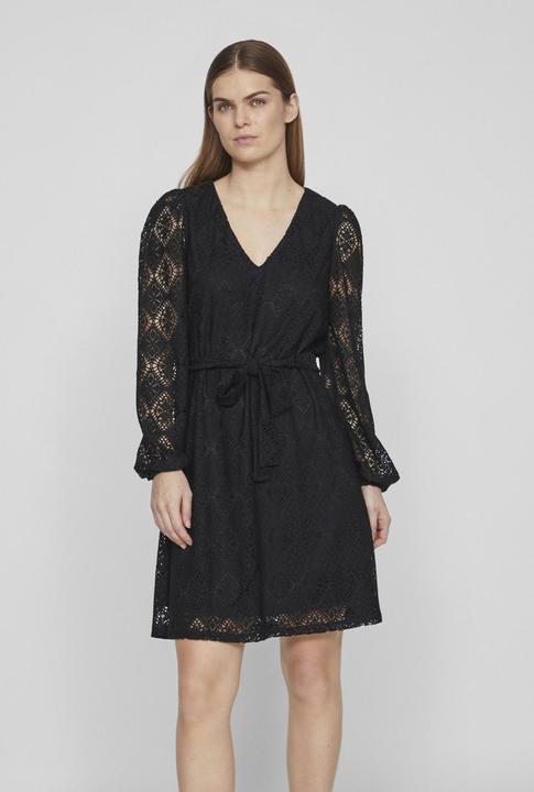 Actual product image Vila Tie waist dress with long sleeves (S)