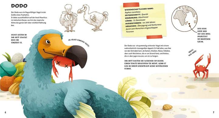 Produktbild National Geographic Besonders und wunderbar: Ausgestorbene Tiere (Deutsch, Cristina Banfi, 2021)