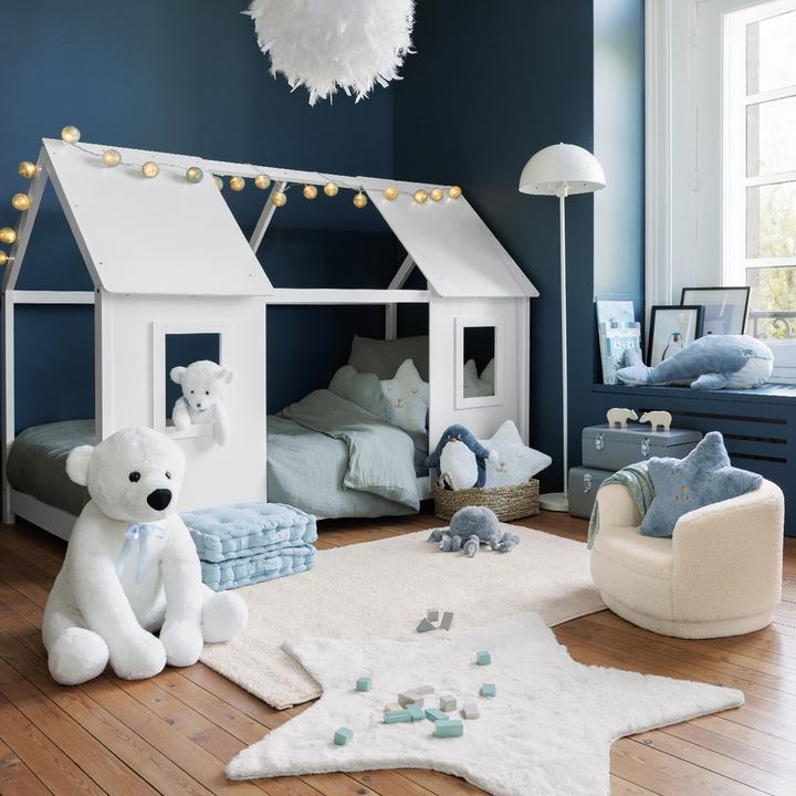Produktbild Atmosphera Bouclé-Sessel, weiss (Kindersessel)