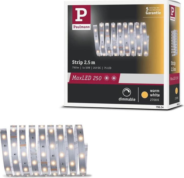 Actual product image Paulmann MaxLED 250 Stripe (Warm white, 250 cm, Indoor)