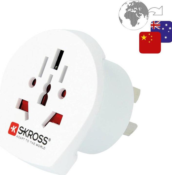 Actual product image Skross World to Australia + China