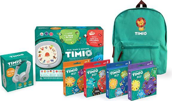 Actual product image Timio Audio Disc Set 4 (French, Italian, Chinese, English, Dutch, Spanish, Portuguese, German)