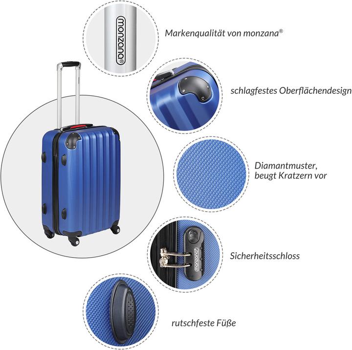 Produktbild Monzana Hartschalenkoffer (90 l, L (90 - 115l))
