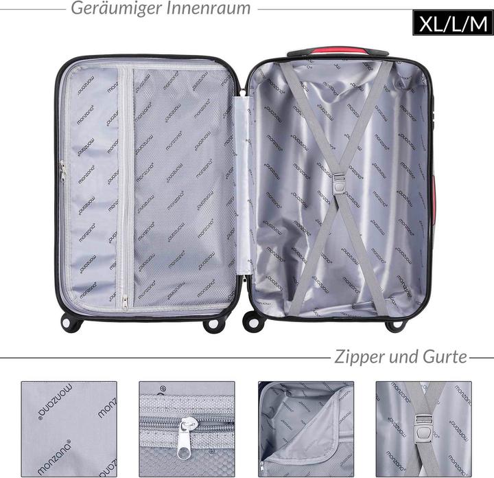 Produktbild Monzana Hartschalenkoffer (90 l, L (90 - 115l))